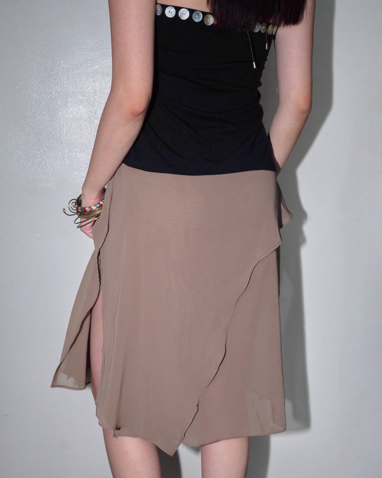 Luna Skirt in Light Brown