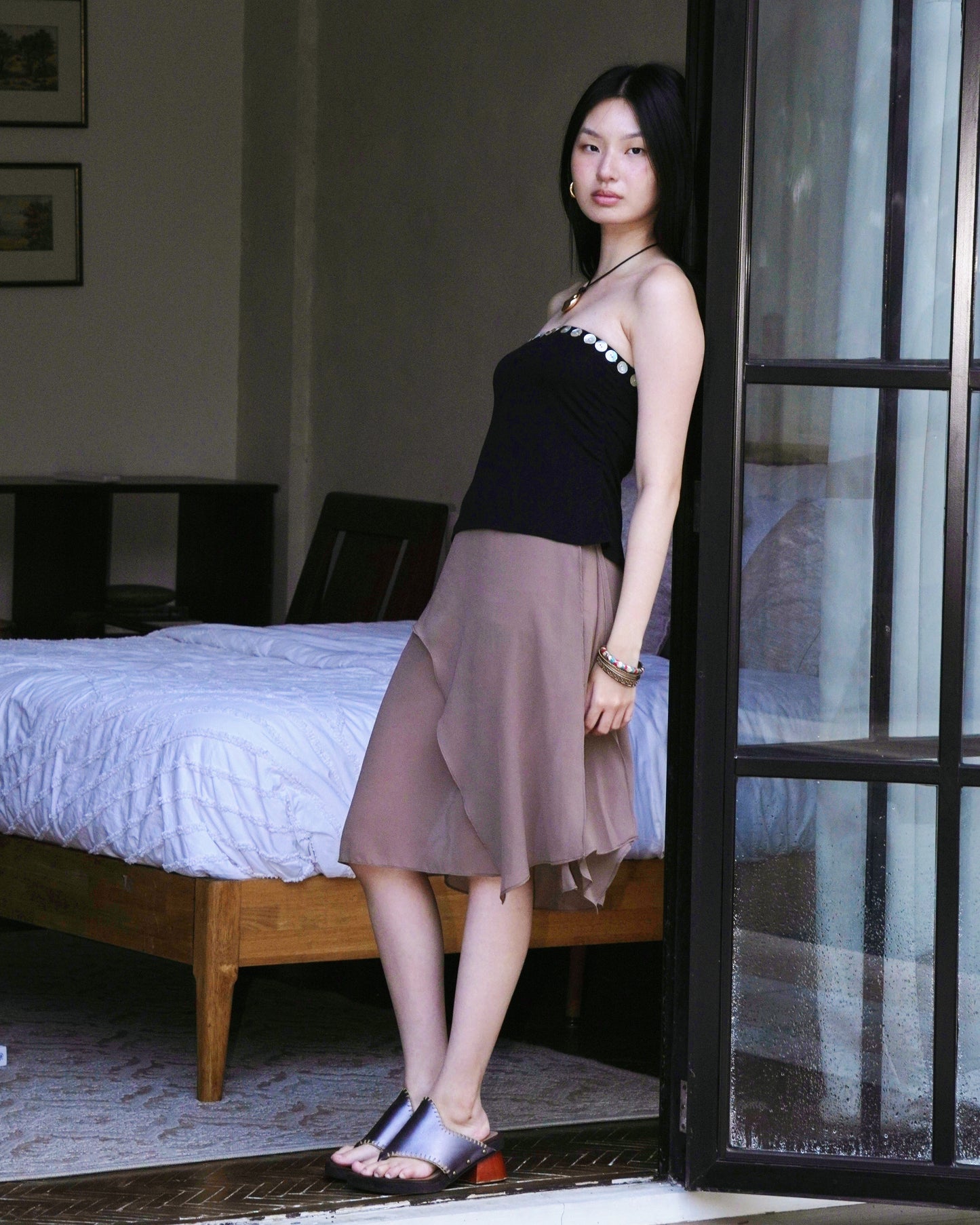 Luna Skirt in Light Brown